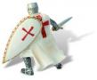 Bullyland - Figurina Cavaler Leeroy (rosu)